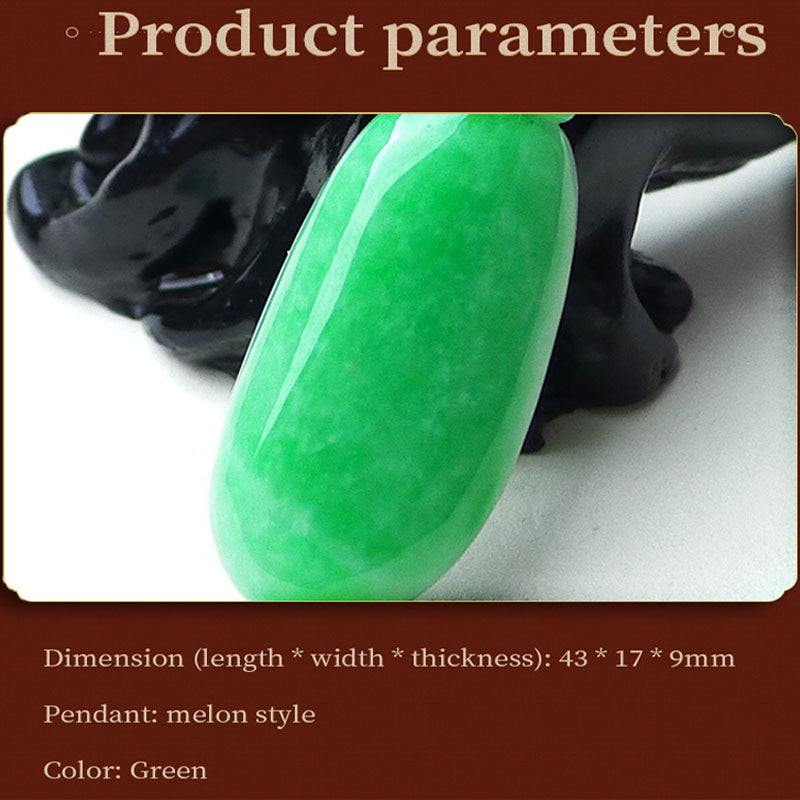 Natural A-goods jadeite is exquisite, and the color of Fugua is moistened with water