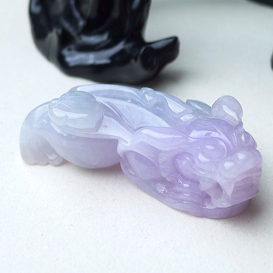 Natural A-goods jade exquisite water moistening ice waxy violet exquisite domineering wealth attracting Pendant