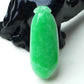 Natural A-goods jadeite is exquisite, and the color of Fugua is moistened with water