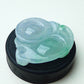 Natural A-goods jadeite exquisite water moistening ice floating Yang green smiling Buddha (Buddha)